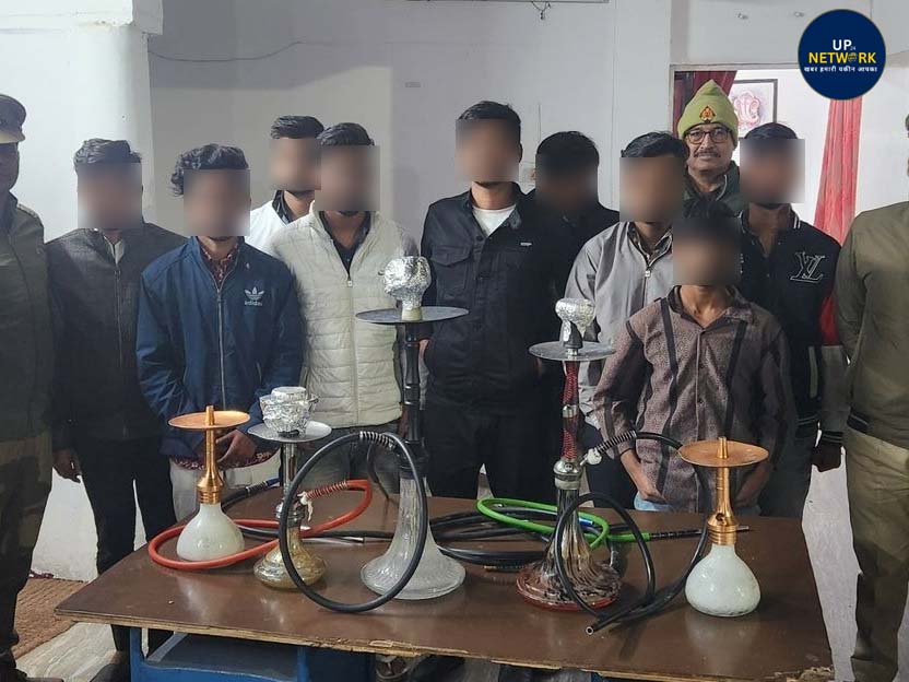 लखनऊ: अलीगंज के रेस्टोरेंट में हुक्का बार पर छापा, नशीले फ्लेवर पिलाने के आरोप में दो आरोपी गिरफ्तार