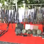 मणिपुर में सुरक्षाबलों की बड़ी कार्रवाई: 5 जिलों में सर्च ऑपरेशन, 86 हथियार और 974 कारतूस बरामद, 10 उग्रवादी गिरफ्तार