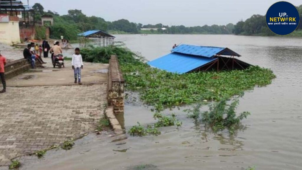 लखनऊ में गोमती नदी का जलस्तर बढ़ा, बैराज के गेट खुले और गांव जलमग्न