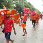 लखनऊ बारिश, सड़क धंसी, जलभराव, पेड़ गिरा, नगर निगम