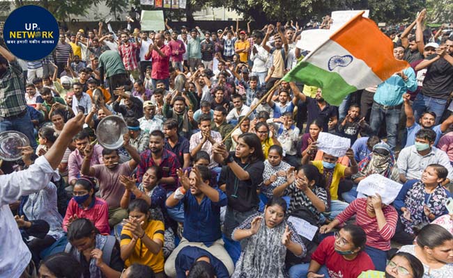 SSC Protest Today: प्रयागराज में छात्र सड़कों पर