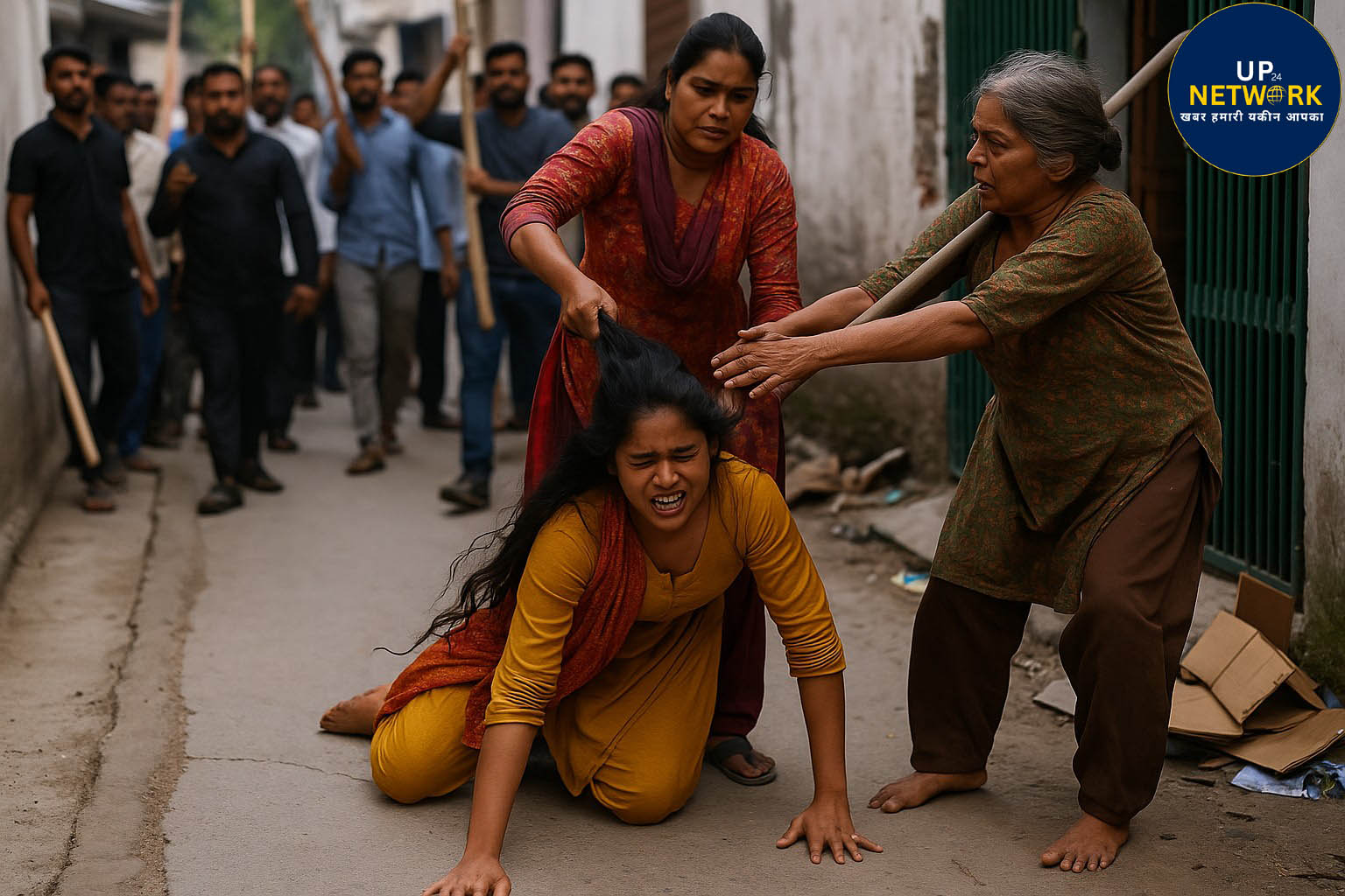 लखनऊ: लड़की को घसीटा, मां पर हमला, 21 लोगों पर FIR