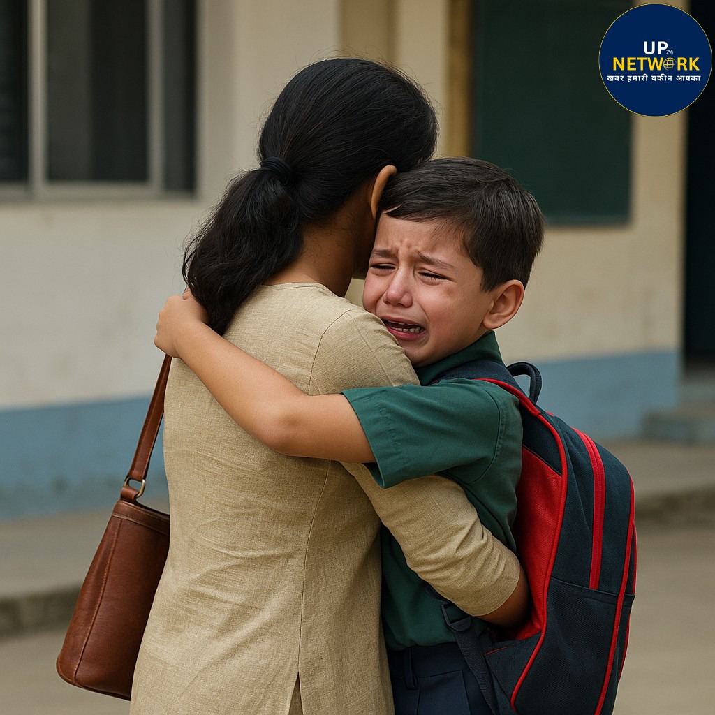 UP School Incident child locked in classroom crying