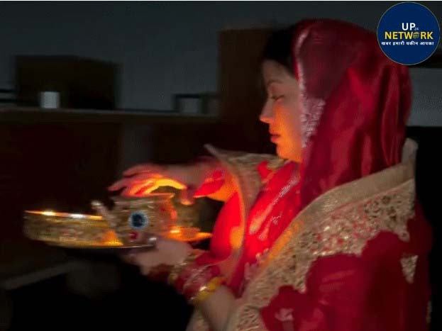 भोजपुरी स्टार पवन सिंह की पत्नी ज्योति ने रखा करवा चौथ व्रत