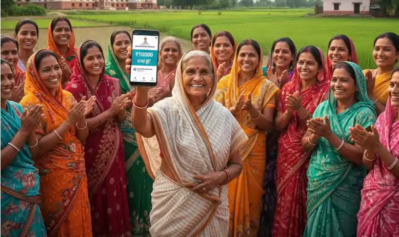 बिहार में 10 लाख महिलाओं को 10 हजार की सौगात