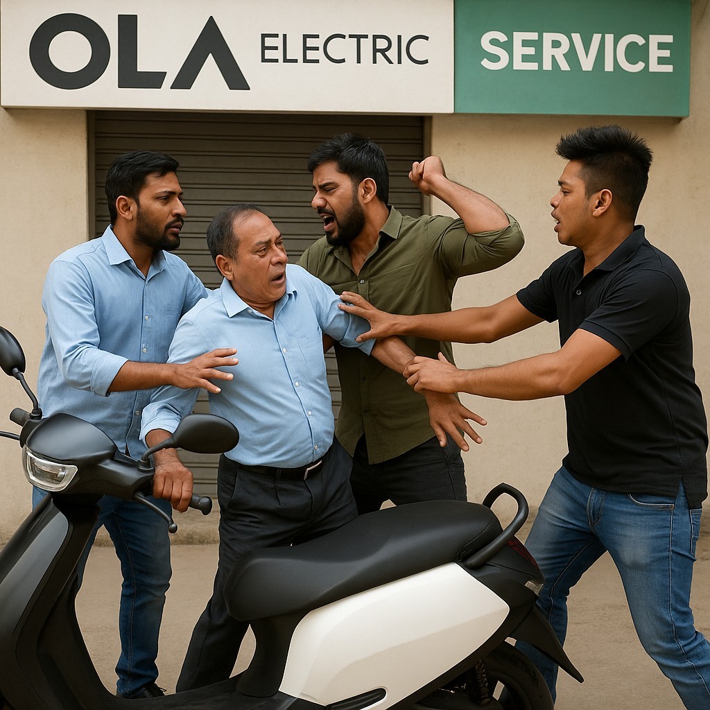 लखनऊ ओला सेंटर में कस्टमर संग मारपीट का आरोप