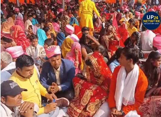 हमीरपुर: सामूहिक विवाह में भगदड़, बच्चा झुलसा