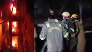 लखनऊ आग हादसा: मकान में लगी आग, फायर ने काबू पाया