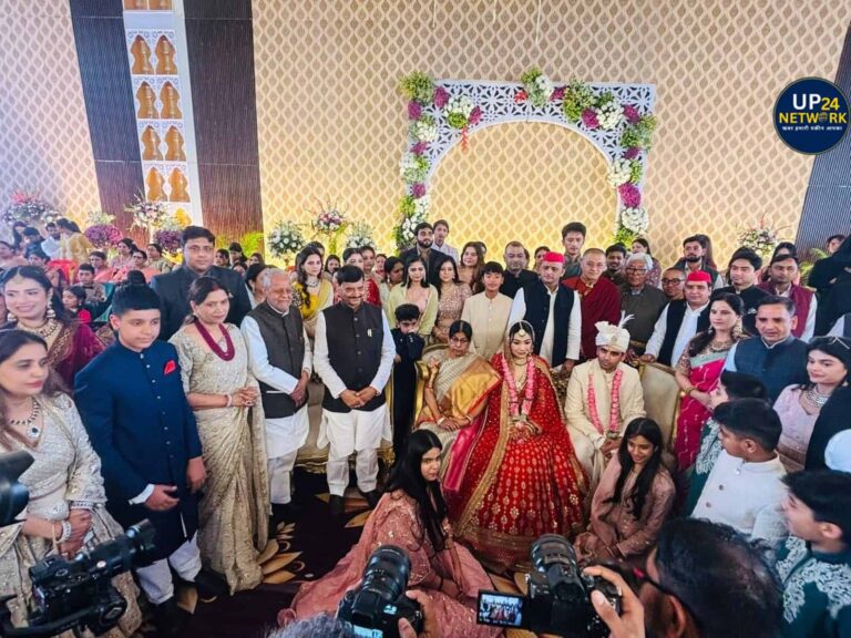 सैफई में आर्यन की शाही शादी, लद्दाख की सेरिंग संग जयमाला