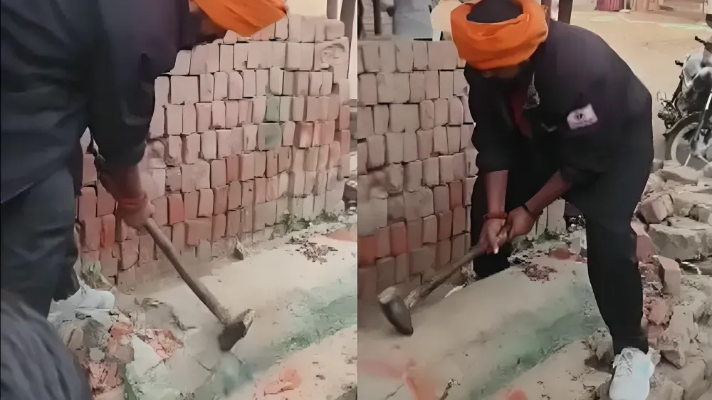 Fatehpur: बजरंग दल हंगामा, मजार तोड़ने से तनाव