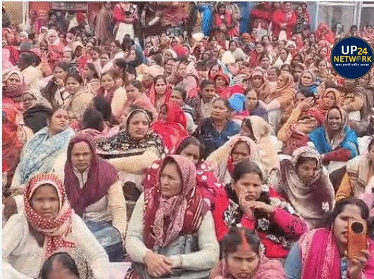 चारबाग में आशा वर्कर्स का प्रदर्शन, पुलिस ने रोका