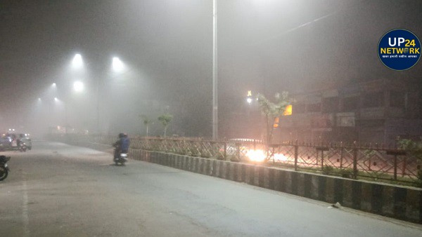 Lucknow Cold Day: नए साल पर लखनऊ में कोल्ड डे, पारा 4°C