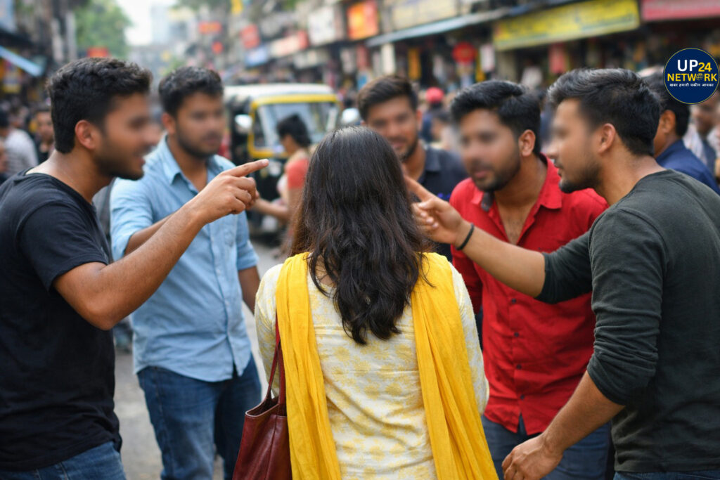 लखनऊ में ‘मोदीजी’ टिप्पणी पर महिला का पीछा, विरोध