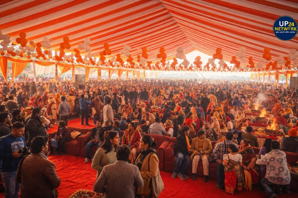 Lucknow News: एकसाथ 409 जोड़ों की शादी, 10 हजार मेहमान