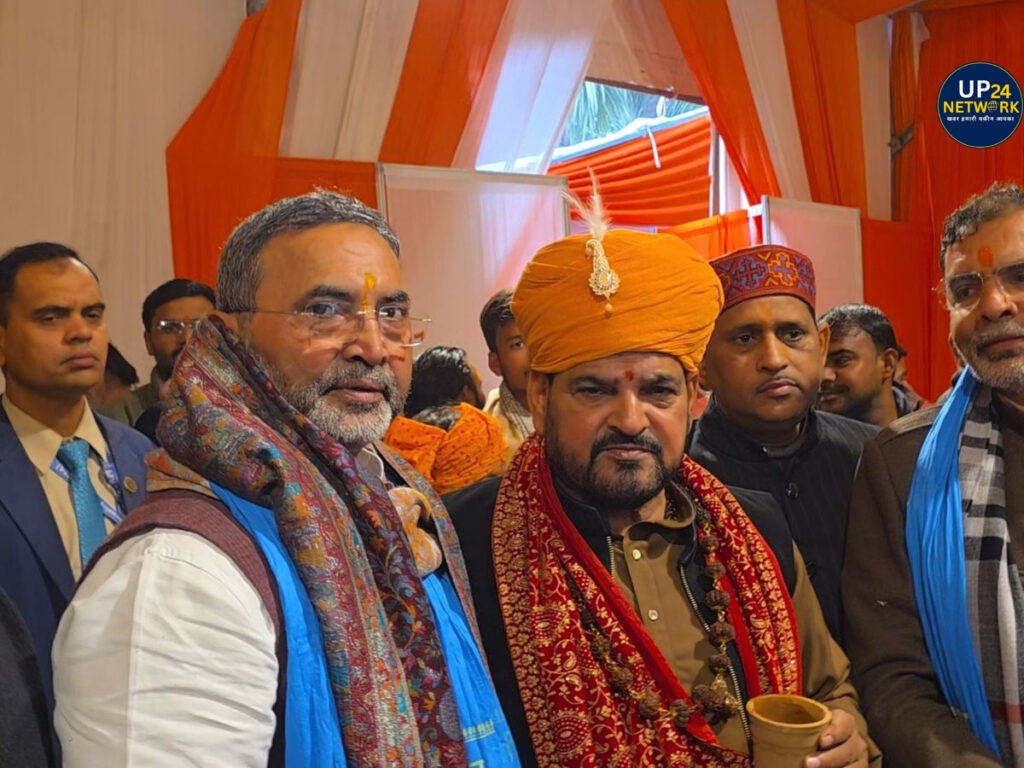 Gonda News: बृजभूषण की राष्ट्र कथा में बाहुबली चेहरे