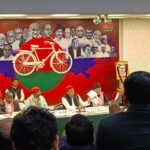 अविमुक्तेश्वरानंद मामले में लखनऊ में होर्डिंग, कांग्रेस हमला