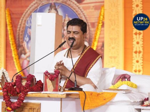 Gorakhpur News: कथा के दौरान भड़के राजन जी महाराज