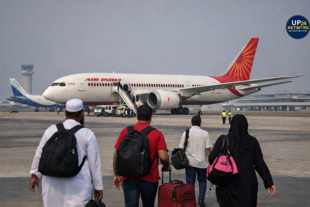 यूपी: ईरान संकट के बीच खाड़ी देशों में फंसे लोग भारत लौटे, लखनऊ से चार विमान रवाना