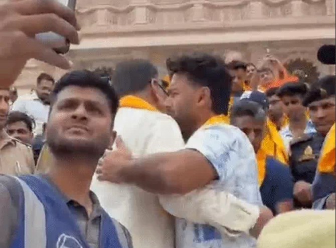 Ayodhya में Pant-Goenka मिले, LSG ने किए रामलला दर्शन