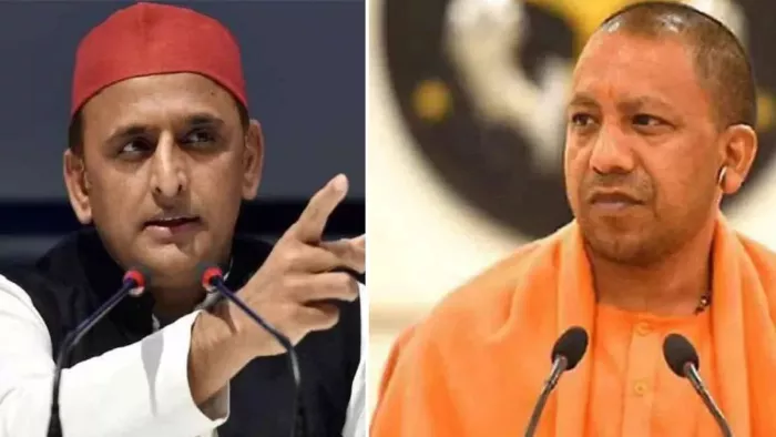 लखनऊ में मीडिया से बातचीत करते अखिलेश यादव