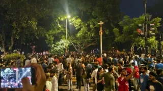 दिल्ली के जंतर-मंतर पर जारी छात्र आंदोलन