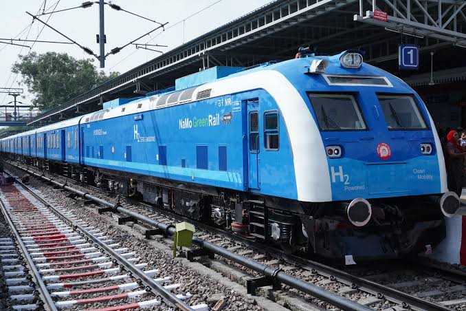 India's first hydrogen-powered train using fuel cell technology