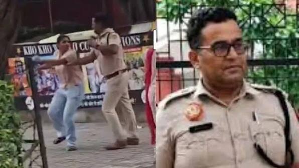 जंतर-मंतर थप्पड़ विवाद के बाद पुलिस अधिकारी हटाया गया
