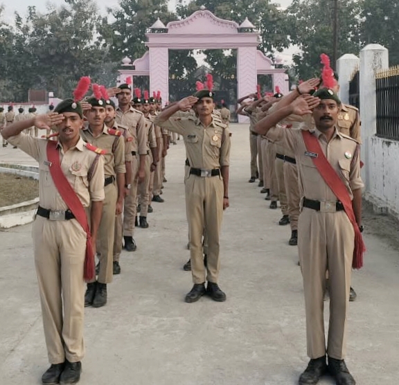 बस्ती में एनसीसी कैडेट्स का प्रशिक्षण शिविर