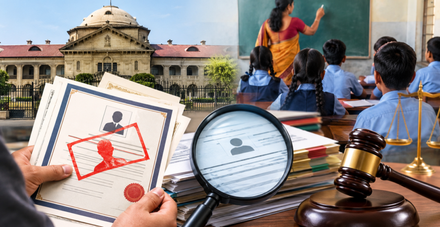 UP basic teachers certificate verification, fake teachers in Uttar Pradesh, Allahabad High Court teachers order, UP teacher recruitment investigation, teacher educational certificate verification, Basic Education Department UP, UP STF fake teacher case, teacher appointment documents, UP government school teachers,#UPNews #UttarPradesh #BasicEducation #TeacherRecruitment #AllahabadHighCourt #FakeTeachers #UPSTF #शिक्षकभर्ती #बेसिकशिक्षा #यूपीसमाचार #हाईकोर्ट,यूपी बेसिक शिक्षक जांच, फर्जी शिक्षक भर्ती, शिक्षकों के प्रमाणपत्रों की जांच, इलाहाबाद हाई कोर्ट, उत्तर प्रदेश शिक्षा विभाग, बेसिक शिक्षा विभाग, शिक्षक नियुक्ति पत्र, शैक्षणिक प्रमाणपत्र सत्यापन, एसटीएफ जांच, बीएसए, परिषदीय विद्यालय, अनामिका शुक्ला मामला, यूपी शिक्षक भर्ती जांच,