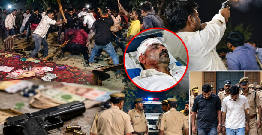 जालौन में जुए के फड़ पर मारपीट, लाइसेंसी पिस्टल से हवाई फायरिंग का आरोप; 6 पर केस, 2 हिरासत में 5 जालौन में जुए के फड़ पर मारपीट, जालौन जुआ विवाद, कुठौंद थाना समाचार, बिचौली गांव मारपीट, जालौन क्राइम न्यूज, जालौन में मारपीट का वीडियो वायरल, लाइसेंसी पिस्टल से हवाई फायरिंग, जालौन में छह लोगों पर मुकदमा, जालौन पुलिस कार्रवाई, राधा बल्लभ त्रिपाठी घायल, सुभाष वाल्मीकि घायल, झांसी मेडिकल कॉलेज रेफर, हदरुख चौकी पुलिस, जालौन की ताजा खबर, उत्तर प्रदेश क्राइम न्यूज,Jalaun crime news, Jalaun gambling dispute, Jalaun fight video viral, Kuthaund police station news, Bichauli village violence, Jalaun assault case, licensed pistol firing allegation, Jalaun police action, six people booked in Jalaun, two suspects detained Jalaun, Jhansi Medical College referral, Uttar Pradesh crime news, Jalaun latest news, gambling dispute in Uttar Pradesh,Jalaun Bichauli village fight incident, Kuthaund gambling dispute, Jalaun viral fight video, licensed pistol firing allegation in Jalaun, Jalaun police investigation, injured man referred to Jhansi Medical College, Uttar Pradesh crime news, Bichauli village assault case,जालौन के बिचौली गांव में मारपीट की घटना, कुठौंद थाना क्षेत्र जुआ विवाद, जालौन में दो पक्षों के बीच संघर्ष, जालौन मारपीट वीडियो वायरल, लाइसेंसी पिस्टल से हवाई फायरिंग का आरोप, जालौन पुलिस की कार्रवाई, झांसी मेडिकल कॉलेज रेफर घायल, बिचौली गांव क्राइम न्यूज,#जालौन_न्यूज, #जालौन_क्राइम, #कुठौंद, #बिचौली_गांव, #जुआ_विवाद, #मारपीट_का_वीडियो, #पुलिस_कार्रवाई, #उत्तरप्रदेश_समाचार, #JalaunNews, #JalaunCrimeNews, #Kuthaund, #ViralFightVideo, #UPCrimeNews, #UttarPradeshNews,