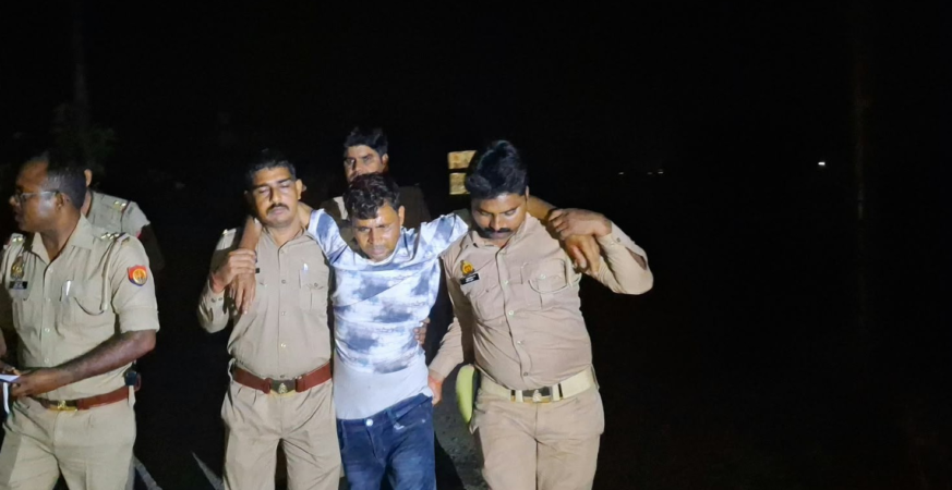 25 हजार का इनामी मुठभेड़ में गिरफ्तार 5 जालौन पुलिस मुठभेड़ में इनामी आरोपी गिरफ्तार