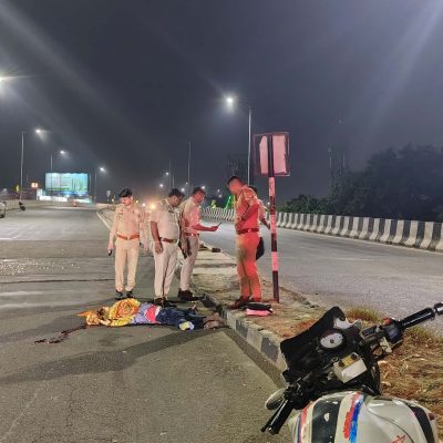 Lucknow: सो रहे मजदूर पर चढ़ी बोलेरो, हेल्थ डिपार्टमेंट की गाड़ी से हादसा