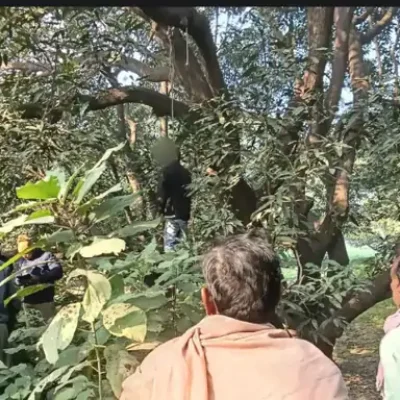 रहीमाबाद में युवक की संदिग्ध मौत, पेड़ से लटका शव