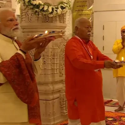 राम मंदिर ध्वजारोहण: मोदी—धर्मध्वज पुनर्जागरण प्रतीक
