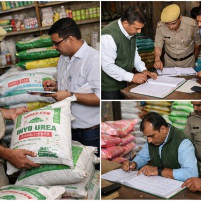 Lucknow fertilizer shop raid inspection