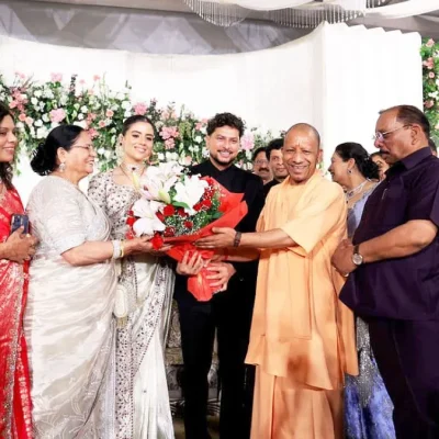 Kuldeep Yadav Wedding: विंटेज कार एंट्री, CM योगी से मुलाकात