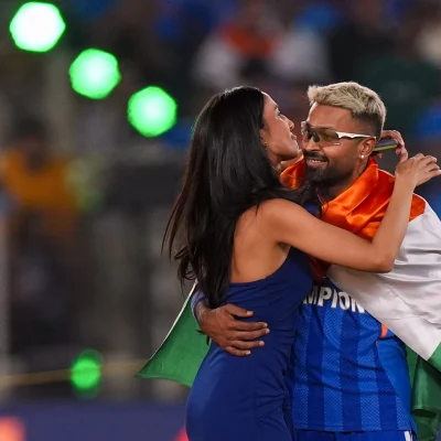 Hardik Pandya और Mahika का मैदान में जश्न, Ishaan Kishan भी थिरके