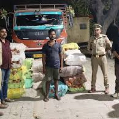 UP STF: DCM में लाया गया 1 करोड़ का गांजा पकड़ा