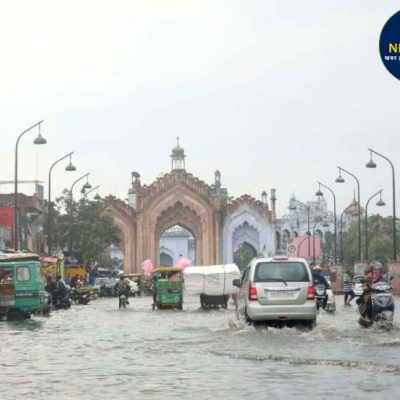 लखनऊ में तेज बारिश, मौसम विभाग का यलो अलर्ट जारी

