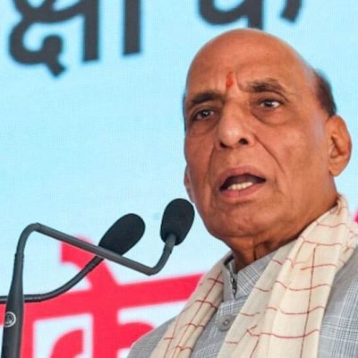 लखनऊ में राजनाथ: भारत नहीं सहेगा दादागिरी